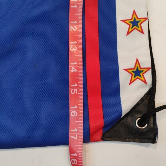 Harlem Globetrotters Jersey #1 Backpack Tote Bag Drawstring Sack Basketball NY - Picture 6 of 7